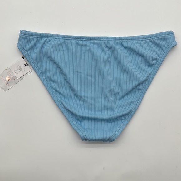 Women's Bikini Bottom Blue Texture Shade and Shore (60WLMG) - Picture 2 of 4